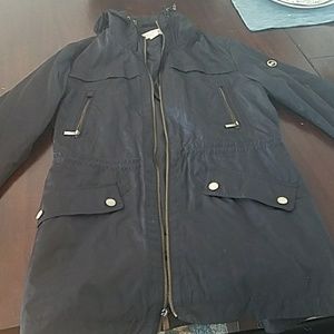 Michael Kors black wind jacket